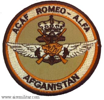 Escudo bordado Afganistan "ACAF Romero-Alfa"